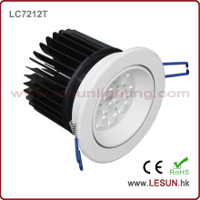 Encastré 12X1W / 12X3w LED Plafond Downlights